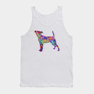 Jack Russell dog watercolor Tank Top